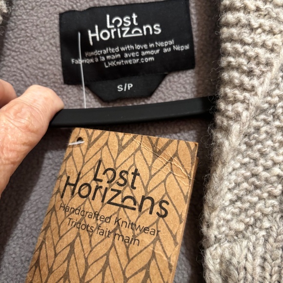 LOST HORIZON WOMEN'S WOOL HARTLEY SWEATER/COAT - Picture 7 of 10